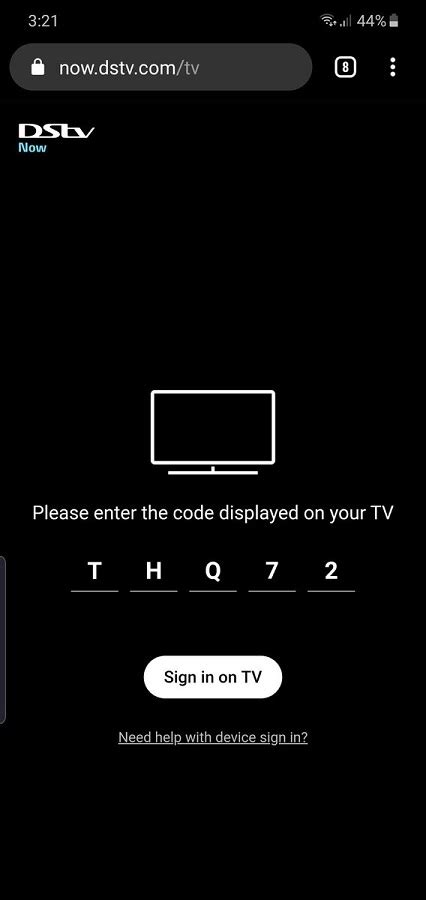 dstv 5 digits code.